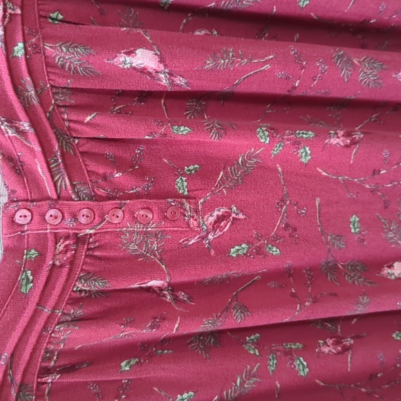 White Orchid, full length nightgown. Size Large - Picture 2 of 8